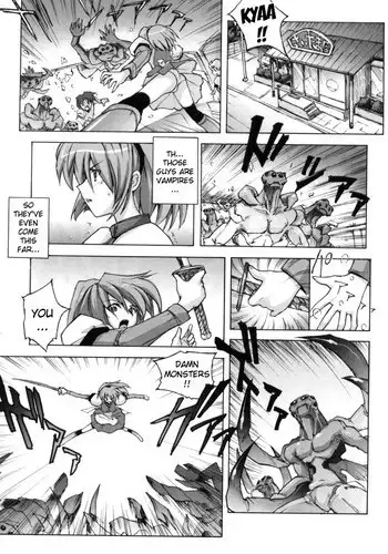 [Yoru no Oto] Vampire Hunter (Tatakau Heroine Ryoujoku Anthology Toukiryoujoku 3) (English) [Kizlan]
